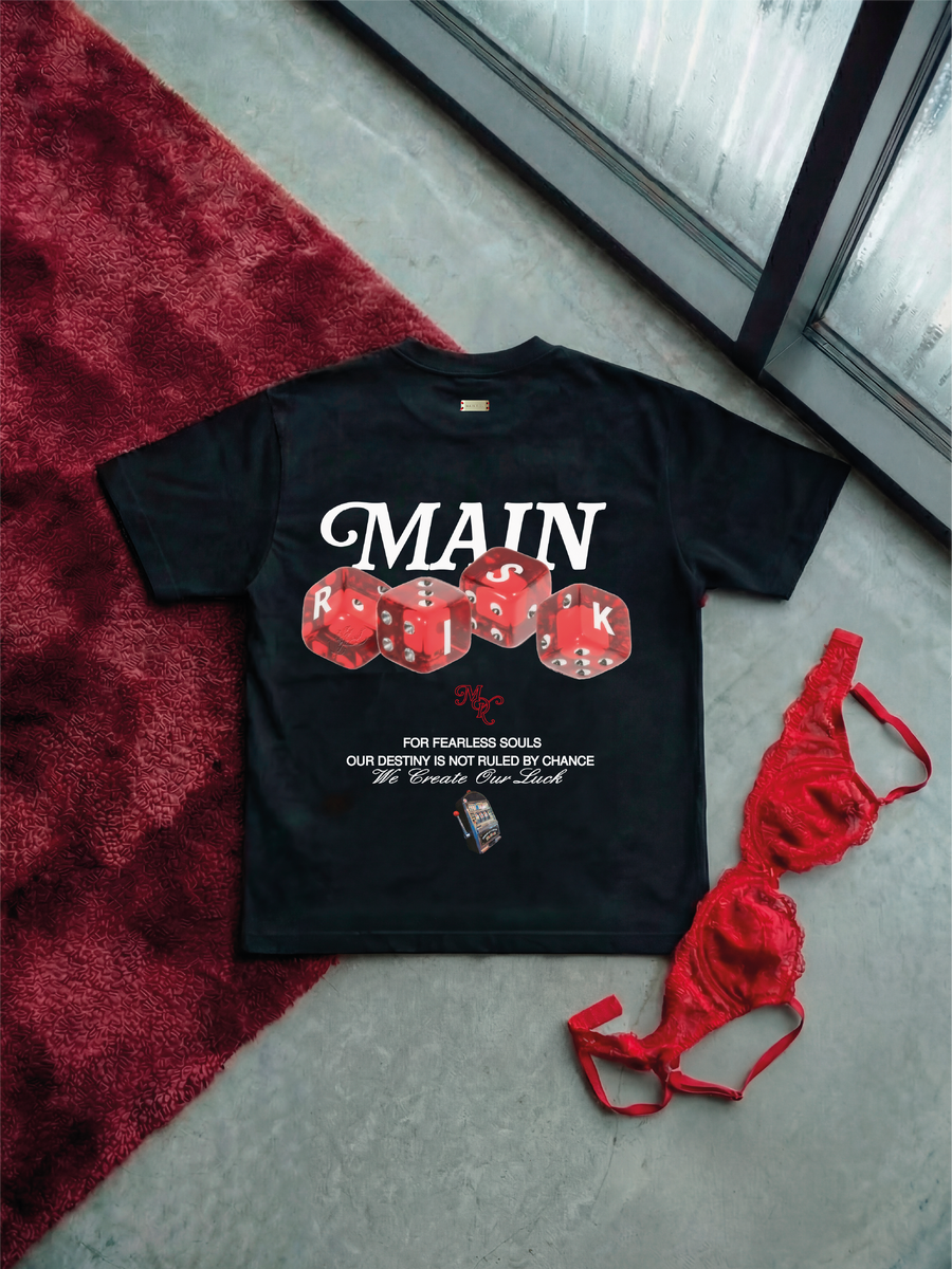 "Lucky" T-shirt — Black